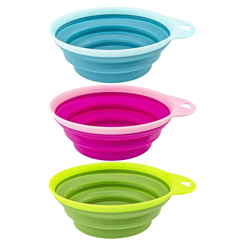 Bols à eau portables en silicone